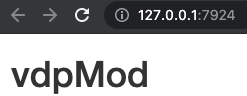 vdpMod basic app.